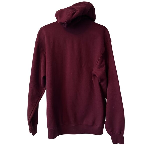 Reno Nevada Santa Crawl Maroon Hoodie By Port & Company Core Fleece M 50% Cotton - Picture 4 of 7